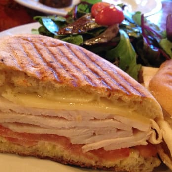 Aqus Cafe - Turkey Panini - Coffee & Tea Near Me - Petaluma, California