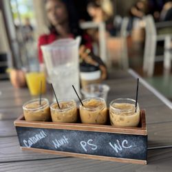 Big Machine Distillery & Tavern - Coffee flight!