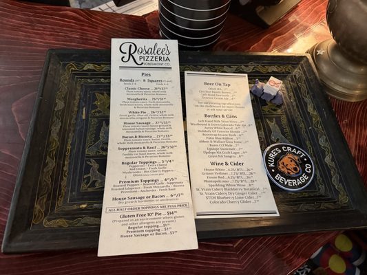 Menu photo 2 Rosalee’s Pizzeria Longmont, CO