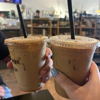 41 North Coffee - Iced cookie butter latte & caramel macchiato - Coffee & Tea Near Me - Wendell, North Carolina