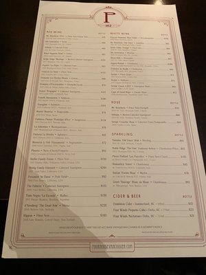 Menu photo 4 Pourhouse Restaurant Vancouver, BC Menu photo 4 Pourhouse Restaurant Vancouver, BC