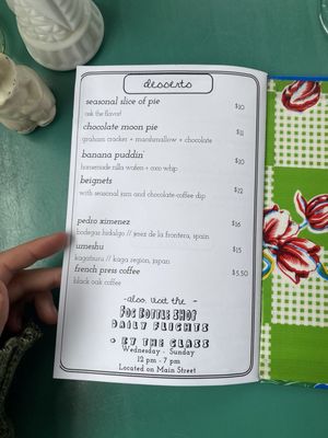 Menu photo 2 Fog Eater Cafe Mendocino, CA Menu photo 2 Fog Eater Cafe Mendocino, CA
