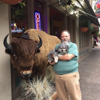 Pet Bath & Beyond - Molly, and Daddy at the Riverwalk in San Antonio after her grooming appointment. Isn't she beautiful? Thank you Pet, Bath , and Beyond. - Pet Groomers Near Me - San Antonio, Texas