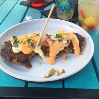 Tiki Docks Riverview - Crabcakes appetizer - Salad Near Me - Riverview, Florida Tiki Docks Riverview - Crabcakes appetizer - Salad Near Me - Riverview, Florida