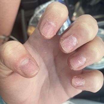 LV Nails - He then put my hand in acetone for a long time and it was burning my hand. He didn't even bother getting it all off. - Nail Salons Near Me - Osage Beach, Missouri