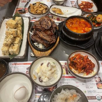 BCD Tofu House - C2. Galbi Combo and A4. Crispy Garlic Tofu Bites - Korean Near Me - Irvine, California BCD Tofu House - C2. Galbi Combo and A4. Crispy Garlic Tofu Bites - Korean Near Me - Irvine, California