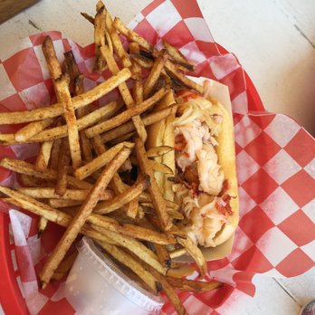 Point Lobster - Hot Lobster Roll with Fries - Seafood Markets Near Me - Point Pleasant Beach, New Jersey Point Lobster - Hot Lobster Roll with Fries - Seafood Markets Near Me - Point Pleasant Beach, New Jersey
