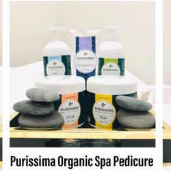 Natural Nail Lounge Belle Visage - Purissima organic spa pedicure The remarkable collection of certified organic products.