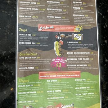 Sideburns - Menu - Vegan Near Me - Long Beach, California