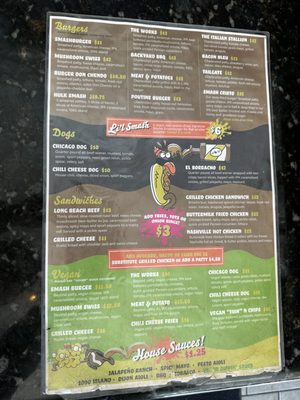 Menu photo 5 Sideburns Long Beach, CA