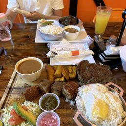 Bandeja PuntaCana & beef stew Bandeja PuntaCana & beef stew