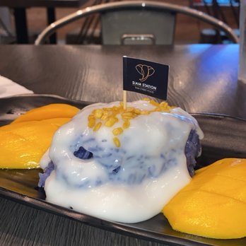 Siam Station - Mango deliciousness MANGO STICKY RICE - Thai Near Me - Cerritos, California
