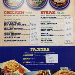 El Burrito Loco - Current Menu as of 8/10/22