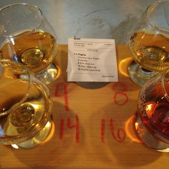 Sap House Meadery - A flight of 4 different meads. Very worthwhile, and helpful in deciding what bottle(s) to buy and take home. - Meaderies Near Me - Ossipee, New Hampshire Sap House Meadery - A flight of 4 different meads. Very worthwhile, and helpful in deciding what bottle(s) to buy and take home. - Meaderies Near Me - Ossipee, New Hampshire