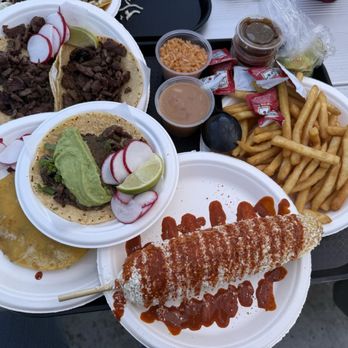 Tacomasa - taco combo, elote fries and Adobada Mulita - Tacos Near Me - Long Beach, California Tacomasa - taco combo, elote fries and Adobada Mulita - Tacos Near Me - Long Beach, California