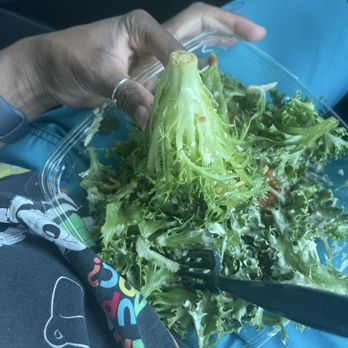 Chick-fil-A - Really chic fila ? Lol is it just poured out of a bag? Not to mention this seems like a different type of lettuce than I usually get - Fast Food Near Me - Murrieta, California Chick-fil-A - Really chic fila ? Lol is it just poured out of a bag? Not to mention this seems like a different type of lettuce than I usually get - Fast Food Near Me - Murrieta, California