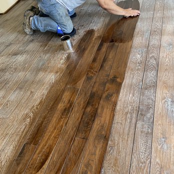 Splinters Hardwood Flooring - Re-staining engineered floor, and screen and coat. - Flooring Near Me Splinters Hardwood Flooring - Re-staining engineered floor, and screen and coat. - Flooring Near Me