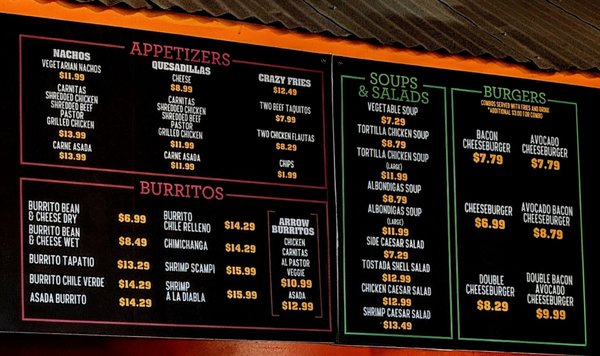Menu photo 2 La Tapatia Mexican Grill Fontana, CA Menu photo 2 La Tapatia Mexican Grill Fontana, CA