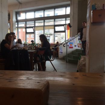 The Fumbally - View from my seat, lovely light and nice tables - Coffee & Tea Near Me - Dublin, D The Fumbally - View from my seat, lovely light and nice tables - Coffee & Tea Near Me - Dublin, D