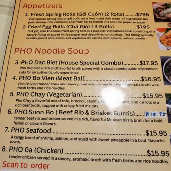 Pho 2024 - Menu - Vietnamese Near Me - Columbus, Ohio