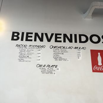 Los Tacos No. 1 - Menu - Tacos Near Me - New York, New York