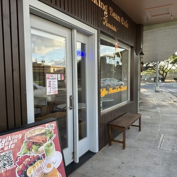 Walking Bean Cafe - Front entrance - Shaved Ice Near Me - Honolulu, Hawaii