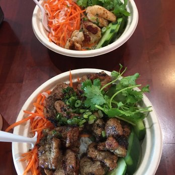 BAMBU - Grilled pork and shrimp with rice - Bubble Tea Near Me - Stony Brook, New York