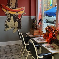 The Dog House - Cozy nook for people watching while you down a dog