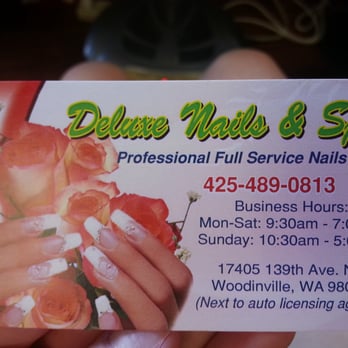 Deluxe Nails & Spa - Their card - Nail Salons Near Me - Everett, Washington Deluxe Nails & Spa - Their card - Nail Salons Near Me - Everett, Washington
