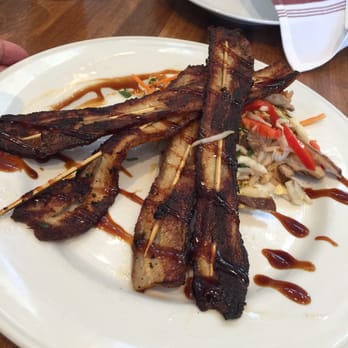 Iron Rooster - BBQ pork belly skewer - American Near Me - Baltimore, Maryland
