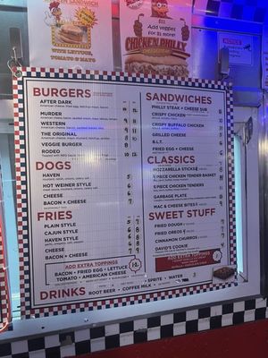 Menu photo 3 Haven Brothers Diner Providence, RI