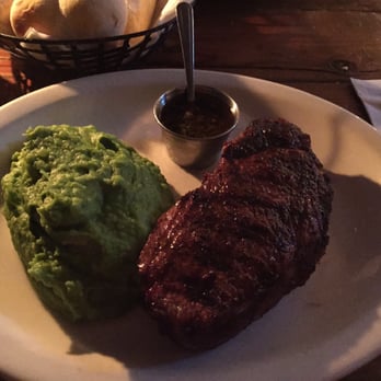 Folklore Argentine Grill - Bife ancho with mashed potatoes with spinach - Argentine Near Me - Chicago, Illinois