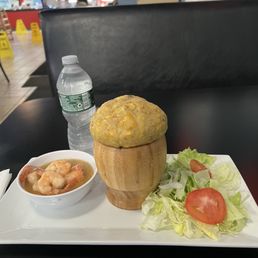Garlic Shrimp Mofongo
