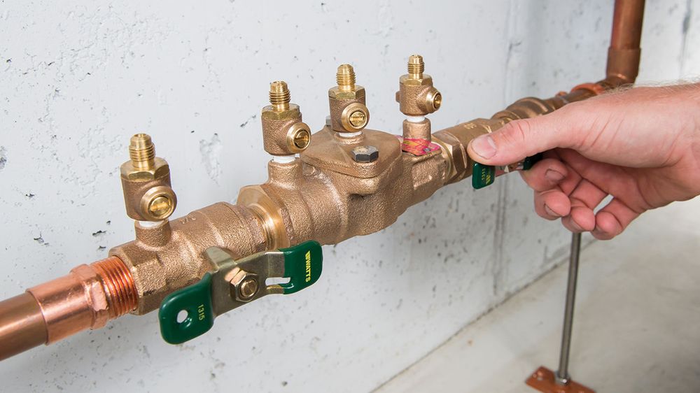 Slide of EJ Backflow Protection