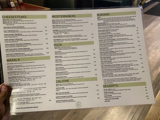 Menu photo 1 Gaia Masala & Burger Denver, CO Menu photo 1 Gaia Masala & Burger Denver, CO
