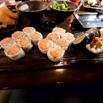 Sushi Train - Crab Rangoon, shrimp tempura, spicy crab. - Sushi Bars Near Me - Romeoville, Illinois