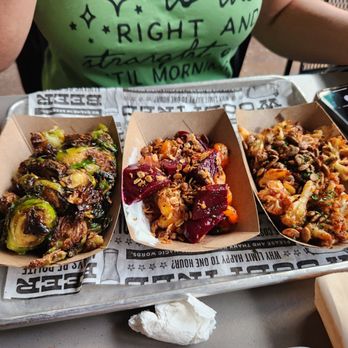 The Polite Pig - Brussel Sprouts Beet Salad and cauliflower. - Barbeque Near Me - Orlando, Florida The Polite Pig - Brussel Sprouts Beet Salad and cauliflower. - Barbeque Near Me - Orlando, Florida