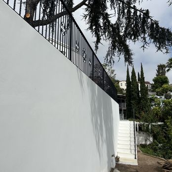 LA Structural - Finished wall and stairs. - Foundation Repair Near Me - Burbank, California
