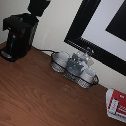 The only coffee bar available in the place