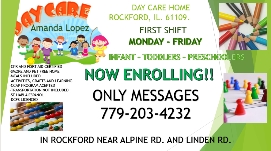 Amanda Lopez ‘s Daycare - childcare center in Rockford, IL