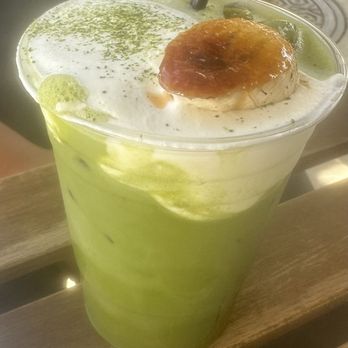 Galu Cafe and Delicatessen - Banana Matcha - Coffee & Tea Near Me - Chula Vista, California Galu Cafe and Delicatessen - Banana Matcha - Coffee & Tea Near Me - Chula Vista, California