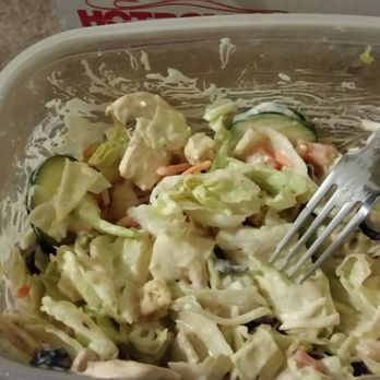 Tumby's Pizza - I poured the salad in a container so I could mix it more easily. - Pizza Near Me - Los Angeles, California Tumby's Pizza - I poured the salad in a container so I could mix it more easily. - Pizza Near Me - Los Angeles, California