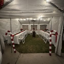 Festive Party Supply - Customer photo * We DO NOT set up nor take down tables or chairs