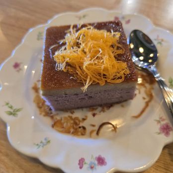 Kin Dee Thai - taro sponge cake - Thai Near Me - Tucson, Arizona Kin Dee Thai - taro sponge cake - Thai Near Me - Tucson, Arizona