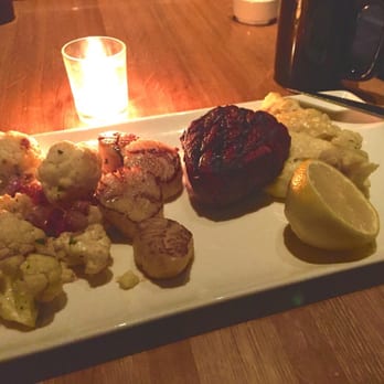 Devon - Seared Scallops & a 6 oz Filet Mignon  Well worth the price - Seafood Near Me - Hershey, Pennsylvania