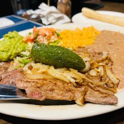 Costere Mexican Restaurant - Carne Asada Plate