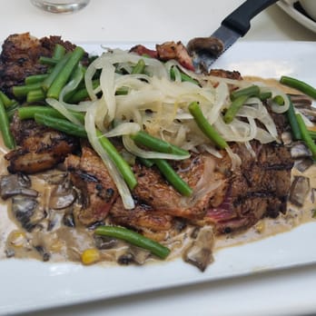 Fonda Park Slope - The ribeye steak in a corn mushroom sauce. Just get it, you'll love it. The steak was juicy and had a grilled charcoal flavor. - Mexican Near Me - Brooklyn, New York Fonda Park Slope - The ribeye steak in a corn mushroom sauce. Just get it, you'll love it. The steak was juicy and had a grilled charcoal flavor. - Mexican Near Me - Brooklyn, New York