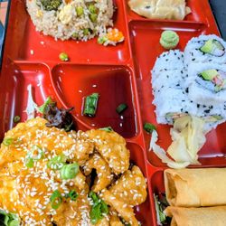 The Red Lantern Kitchen - Sesame Chicken Lunch Bento $12.95
