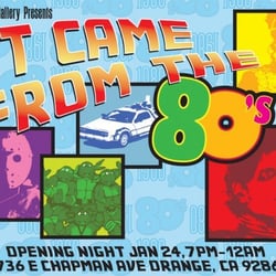 The Phantom Gallery - Flyer for It Came from the 80s