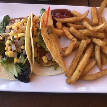 Coconuts On The Beach - Mahi Reef tacos no rice and beans sub french fries pretty tasty! - Bars Near Me - Cocoa Beach, Florida Coconuts On The Beach - Mahi Reef tacos no rice and beans sub french fries pretty tasty! - Bars Near Me - Cocoa Beach, Florida